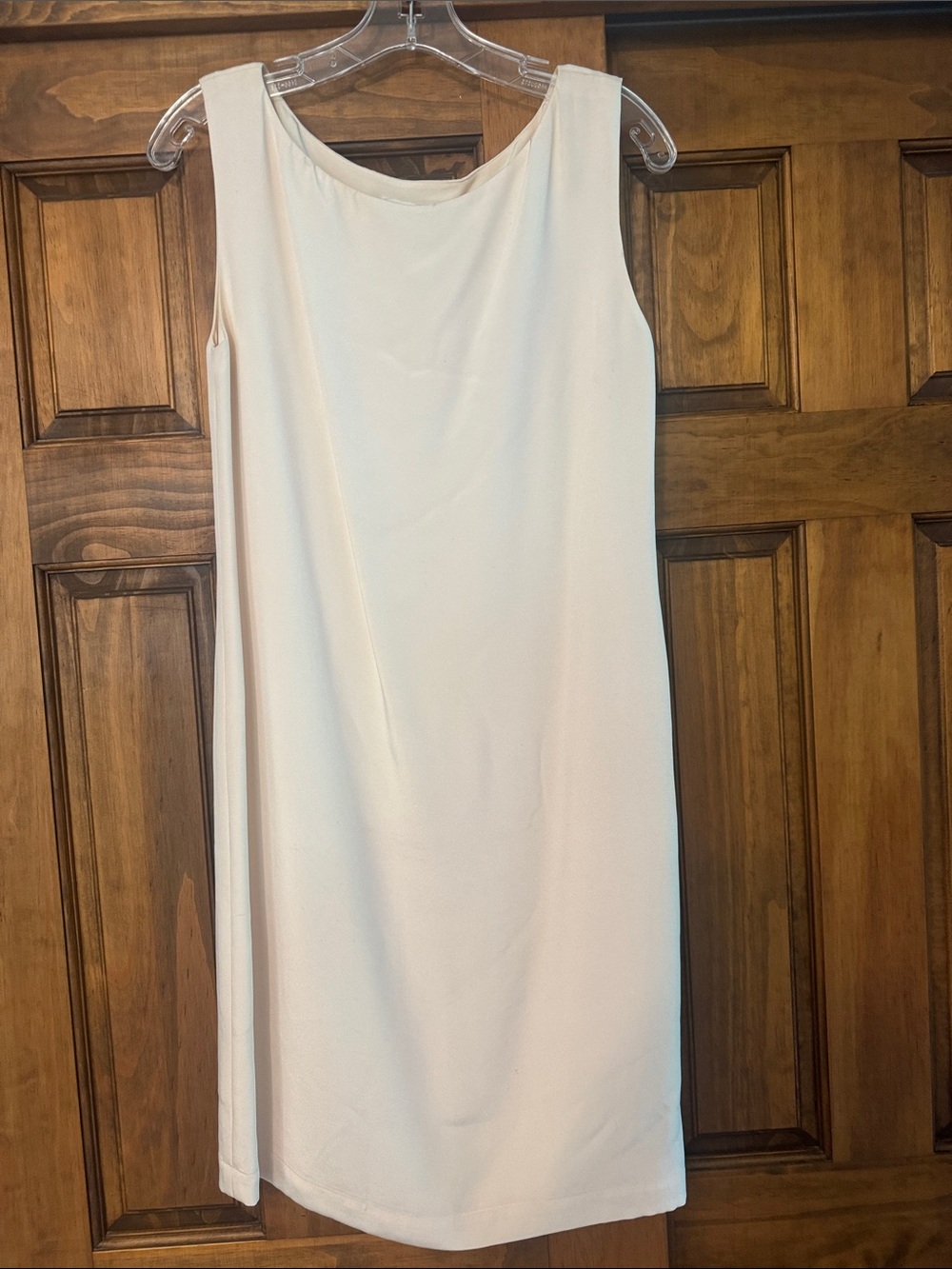 Anne Klein Cream Sleeveless Shift Dress